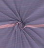 Purple & Pink 100% Premium Cotton Striped King Bedsheet With 2 Pillow Covers