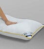 White Bamboo Fiber Filling Anti-Microbial Pillow19x28 Inches