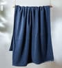 Navy Blue Fluffy Zero Twist 100% Cotton Solid Towel Bath Towel