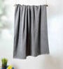 Steel Grey Fluffy Zero Twist 100% Cotton Solid Towel Bath Towel