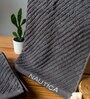 Steel Grey Fluffy Zero Twist 100% Cotton Solid Hand Towel