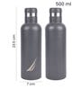 500ML Light Grey Leak-Proof Bottle 24Hour Hot & Cold Thermos/Flask For Fitness Enthusiasts (Yacht) Oreo Solid