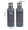 500ML Grey Leak-Proof Bottle 24Hour Hot & Cold Thermos/Flask For Fitness Enthusiasts (Yacht) Oreo Prtd