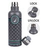 500ML Grey Leak-Proof Bottle 24Hour Hot & Cold Thermos/Flask For Fitness Enthusiasts (Yacht) Oreo Prtd