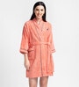 Luxurious Ultra Soft Bath Robe Extra Large (Highline) in Coral Colour