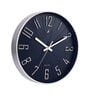 Navy Modern Wall Clock in Matte Finish with Quartz Silent Sweep Technology