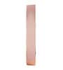 Glossy Rim Rose Gold Modern Wall Clock with Quartz Silent Sweep Technology