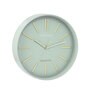 Green Modern Wall Clock in Matte Finish with Quartz Silent Sweep Technology