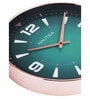 Glossy Rim Rose Gold Modern Wall Clock with Quartz Silent Sweep Technology