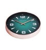 Glossy Rim Rose Gold Modern Wall Clock with Quartz Silent Sweep Technology