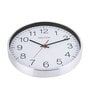 Silver Metal Rim Sports Dial Modern Wall Clock With Quartz Silent Sweep Technology