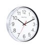 Silver Metal Rim Sports Dial Modern Wall Clock With Quartz Silent Sweep Technology