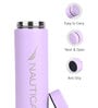 500ML Titanium Light Violet Sleek Insulated Travel Bottle Hot & Cold Thermos/Flask (Stern)