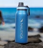 750ML Light Blue Triple Layer Bottle Insulated Thermos/Flask For Fitness And Sports (Fender) Austin