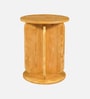Navarra Pine Wood Side Table In Amber Gold Finish Navarra Pine Wood Side Table In Amber Gold Finish