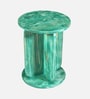 Navarra Pine Wood Side Table In Verdant Green Finish Navarra Pine Wood Side Table In Verdant Green Finish
