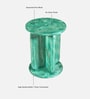 Navarra Pine Wood Side Table In Verdant Green Finish Navarra Pine Wood Side Table In Verdant Green Finish