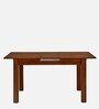 Navin Extandable 6 Seater Dining Set In Brown Finish
