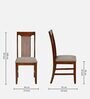 Navin Extandable 6 Seater Dining Set In Brown Finish