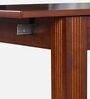 Navin Extandable 6 Seater Dining Set In Brown Finish