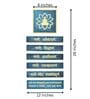 Navkar Mantra Resin Wall Hanging
