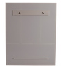 Acrylic White 5 Compartment Bathroom Cabinet With Mirror (L: 16, W: 4, H: 20 Inches)
