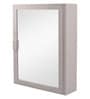 Acrylic White 5 Compartment Bathroom Cabinet With Mirror (L: 16, W: 4, H: 20 Inches)