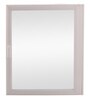 Acrylic White 6 Compartment Bathroom Cabinet With Mirror (L: 18, W: 4, H: 21 Inches)