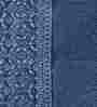 Navy & Grey (70 x13 ) Moroccan Hand Block Cotton  Table Runner