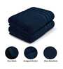 Navy 625 GSM 100% Cotton 6 Pieces Towel Set