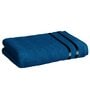 Blue Solid 450 GSM Cotton Bath Towel