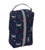 Navy Blue & Grey Deer Printed Toiletry Pouch