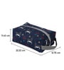 Navy Blue & Grey Deer Printed Toiletry Pouch
