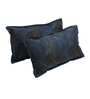 Navy Blue 300 TC 100% Cotton  King Size Bedsheet 2 Pillows covers Bedsheet Mollis Homes Collection