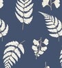 Navy Blue 180 TC Floral Cotton Fitted Double Bedsheet 2 Pillow covers