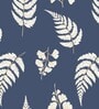 Navy Blue 180 TC Floral Cotton Queen Double Bedsheet 2 Pillow covers