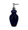 Navy Blue 300 ml Ceramic Liquid Soap Dispenser
