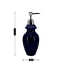 Navy Blue 300 ml Ceramic Liquid Soap Dispenser