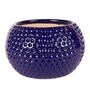 Navy Blue Ceramic Big Dot Bowl Planter