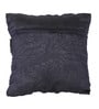 Navy Blue Chenille Geometric 40x40 inches Cushion Covers Set of 3