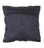 Navy Blue Chenille Geometric 40x40 inches Cushion Covers Set of 3