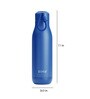 Trendy 750ml Light Blue Stainless Steel Bottle