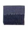 Navy Blue Cotton 60x50 Inches Throw