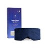 Navy Blue Luxury Silk Velvet Travel Eye Mask Navy Blue Luxury Silk Velvet Travel Eye Mask