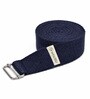 Navy Blue 8 Feet Premium Cotton Stretching Belt Strap Navy Blue 8 Feet Premium Cotton Stretching Belt Strap