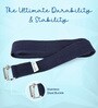 Navy Blue 8 Feet Premium Cotton Stretching Belt Strap Navy Blue 8 Feet Premium Cotton Stretching Belt Strap