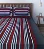 Navy Blue Cotton Single Size Bedsheet