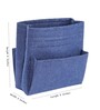 Navy Blue Felt Foldable Storage Organiser