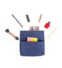 Navy Blue Felt Foldable Storage Organiser