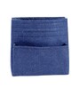 Navy Blue Felt Foldable Storage Organiser